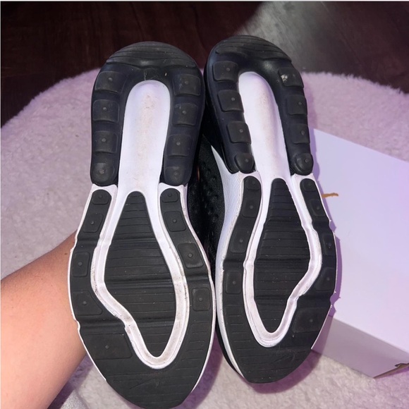 Nike Kids Black and White Athletic Sneakers - Picture 4 of 6